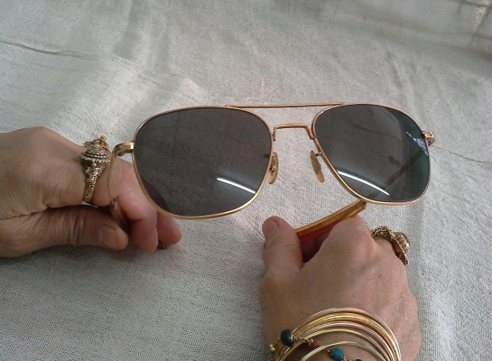 แว่นตาเสืออากาศยุค 60s  COMMAND/ USA  55mm บิ๊กไซซ์!