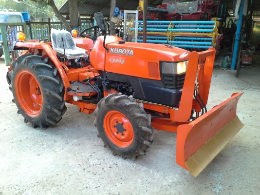 จัดไฟล์แนนท์ได้ครับ  ขาย คูโบต้า L3408 ใบดันหน้า ฝานพรวน 5*22