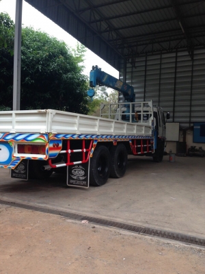 ขายHino  บรรทุกติดเครน