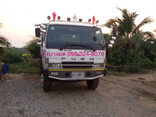 ขายรถบรรทุกดัมพ์ MITSUBISHI M5 FN627 ปี 51 เครื่อง 6D16 turbo inter - 240 แรง 2 เพลา กระบะดัมพ์ มีลำโพงลากลูก ยางเต็ม ทะเบียนพร้อม