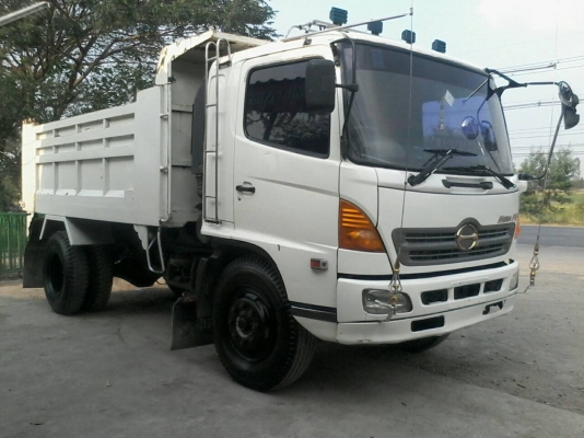 ขายรถ6ล้อดั้ม Hino Mega212แรง FG1Jยูโร2ปี48กระบะดั้มดินยาว4.10มยาง1000