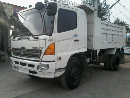 ขายรถ6ล้อดั้ม Hino Mega212แรง FG1Jยูโร2ปี48กระบะดั้มดินยาว4.10มยาง1000
