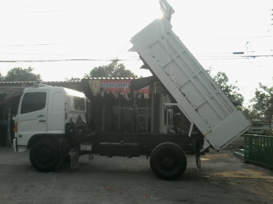 ขายรถ6ล้อดั้ม Hino Mega212แรง FG1Jยูโร2ปี48กระบะดั้มดินยาว4.10มยาง1000
