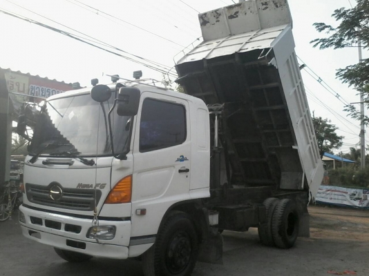 ขายรถ6ล้อดั้ม Hino Mega212แรง FG1Jยูโร2ปี48กระบะดั้มดินยาว4.10มยาง1000
