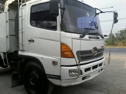 ขายรถ6ล้อดั้ม Hino Mega212แรง FG1Jยูโร2ปี48กระบะดั้มดินยาว4.10มยาง1000