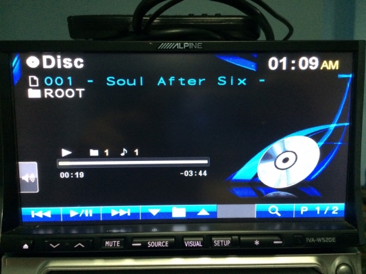 Alpine IVA-W520E รุ่นใหญ่ 24BIT จอทัชสกรีน 7นิ้ว ล้านกว่าสี USB DVD-RW MP3-RW CD-RW FMคลื่นไทย ปรีเอ้า3ชุด ปรีเอ้ากล้องมองหลัง พร้อมรีโมท ลูกเล่นเพียบ เครื่องศูนย์ Mtech สภาพสวย มือ2
