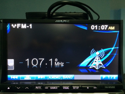 Alpine IVA-W520E รุ่นใหญ่ 24BIT จอทัชสกรีน 7นิ้ว ล้านกว่าสี USB DVD-RW MP3-RW CD-RW FMคลื่นไทย ปรีเอ้า3ชุด ปรีเอ้ากล้องมองหลัง พร้อมรีโมท ลูกเล่นเพียบ เครื่องศูนย์ Mtech สภาพสวย มือ2