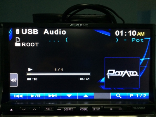 Alpine IVA-W520E รุ่นใหญ่ 24BIT จอทัชสกรีน 7นิ้ว ล้านกว่าสี USB DVD-RW MP3-RW CD-RW FMคลื่นไทย ปรีเอ้า3ชุด ปรีเอ้ากล้องมองหลัง พร้อมรีโมท ลูกเล่นเพียบ เครื่องศูนย์ Mtech สภาพสวย มือ2