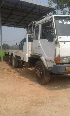 ขาย10ล้อFUSO170แรง 1เพลาลาก200หางหน้า8 แชชซีสวย เอกสารเล่มทะเบียนพร้อมโอน พร้อมมวิ่งงาน