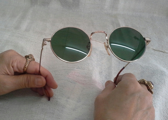 แว่นตาวินเทจทรงหยดน้ำจากแดนน้ำหอม St.Denver PARIS made in France