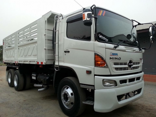 ขายรถสิบล้อ Hino FM 1A 344แรงปี56ดั้มสามมิตรต่อใหม่ มีระะบบลากพ่วง รถสวยยางใหม่