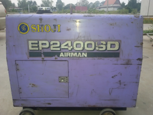 เครื่องปั่นไฟญี่ปุ่น AIRMAN ดีเชล2.4kvaไฟ220โวส ดีเชล