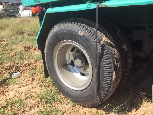 ขายหางพื้นเรียบอู่สามมิตร 3 เพลา ยาว 12 เมตร ปี 55 รถสวยพร้อมใช้งาน