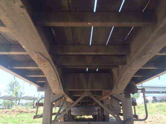 ขายหางพื้นเรียบอู่สามมิตร 3 เพลา ยาว 12 เมตร ปี 55 รถสวยพร้อมใช้งาน