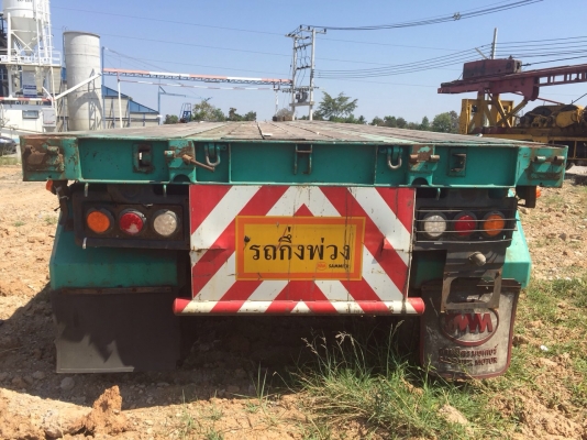 ขายหางพื้นเรียบอู่สามมิตร 3 เพลา ยาว 12 เมตร ปี 55 รถสวยพร้อมใช้งาน