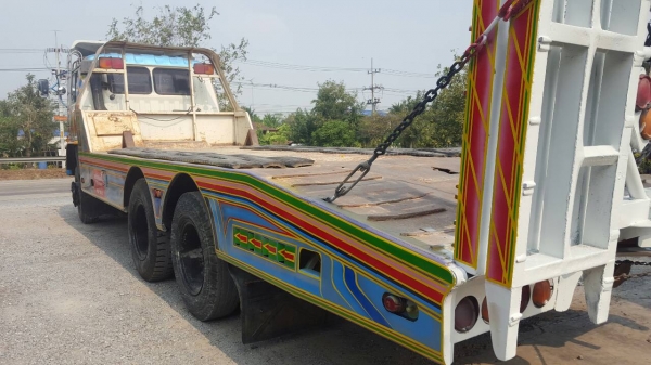 "...ขายรถดี ราคาประหยัด..." รถเทรลเลอร์ 10 ล้อ HINO KT725 2 เพลา เครื่อง EP100 = 280 แรงม้า บรรทุกรถเกี่ยวข้าว "...ขายรถดี ราคาประหยัด..." รถเทรลเลอร์ 10 ล้อ HINO KT725 2 เพลา เครื่อง EP100 = 280 แรงม้า บรรทุกรถเกี่ยวข้าว