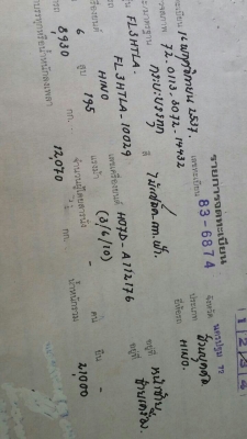 สิบล้อ ฮีโน่ FM3H195โบว์ ปี37ช่วงยาว7.20ม สภาพดีเดิมสวยพร้อมใช้ ทะเบียนพร้อมโอน