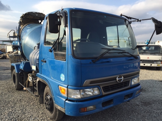 รถโม่ปูนมือสองจากญี่ปุ่น HINO เครื่อง JO7C