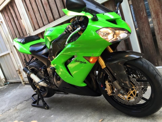 KAWASAKI ZX10R ปี2005 ทะเบียนแท้โอนขนส่ง ราคาเพียง 249000 รถสวยมากครับ