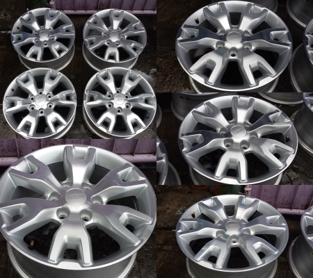 แม็ก Ford Ranger Wildtrak ขอบ 18 3ชุด สภาพเดิมๆไม่คดไม่ดุ้ง ไม่เคยทำสี มีรอยเล็กน้อย หน้า-หลังเดิมสวยๆ ราคา 4 วง 7,500 บาท สนใจติดต่อ 086-527-6902 ดู+รับของท่าน้ำปิ่นเกล้า