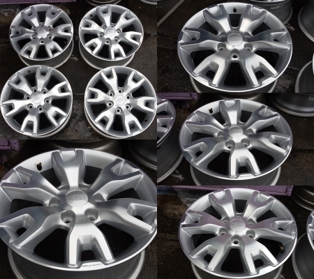 แม็ก Ford Ranger Wildtrak ขอบ 18 3ชุด สภาพเดิมๆไม่คดไม่ดุ้ง ไม่เคยทำสี มีรอยเล็กน้อย หน้า-หลังเดิมสวยๆ ราคา 4 วง 7,500 บาท สนใจติดต่อ 086-527-6902 ดู+รับของท่าน้ำปิ่นเกล้า