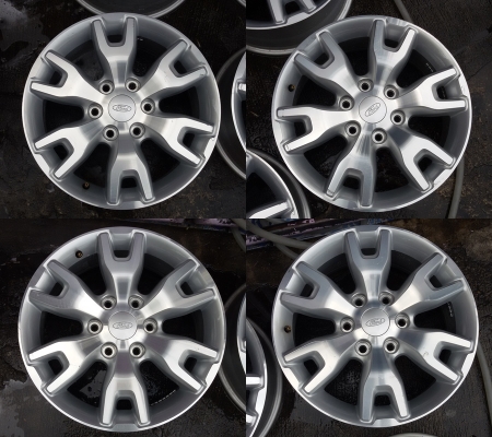แม็ก Ford Ranger Wildtrak ขอบ 18 3ชุด สภาพเดิมๆไม่คดไม่ดุ้ง ไม่เคยทำสี มีรอยเล็กน้อย หน้า-หลังเดิมสวยๆ ราคา 4 วง 7,500 บาท สนใจติดต่อ 086-527-6902 ดู+รับของท่าน้ำปิ่นเกล้า