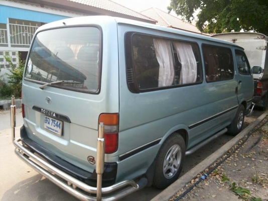 รถตู้ โตโยต้า ไฮเอช หลังคาเตี้ย สีฟ้า ปี 2001 สภาพเดิม ๆ ราคา เบา ๆ รถตู้ โตโยต้า ไฮเอช หลังคาเตี้ย สีฟ้า ปี 2001 สภาพเดิม ๆ ราคา เบา ๆ
