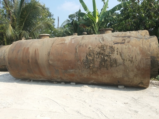 ถังน้ำมัน 21000 ลิตรแบ่ง 2 ห้อง สามารถเอาไปใส่น้ำมันได้สองชนิด