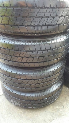 กะทะขอบ 15 6รู พร้อมยาง 215 70 15 ปี 14 ชุดล่ะ 6800