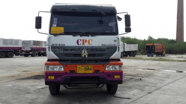 10 ล้อพ่วงดัมพ์ ยี่ห้อ SINO TRUCK รุ่น SWZ10 เครื่อง  6 สูบ  345 แรงม้า