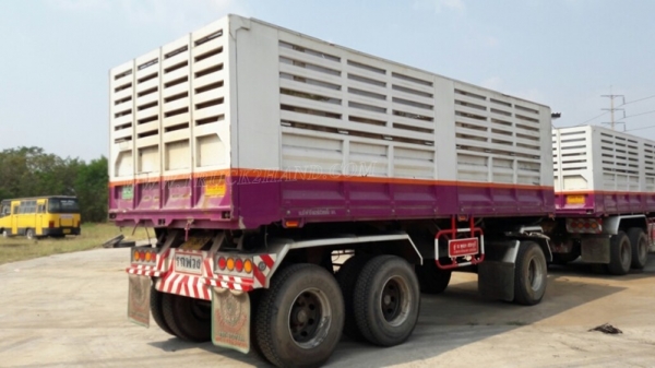 10 ล้อพ่วงดัมพ์ ยี่ห้อ SINO TRUCK รุ่น SWZ10 เครื่อง  6 สูบ  345 แรงม้า