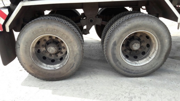 10 ล้อพ่วงดัมพ์ ยี่ห้อ SINO TRUCK รุ่น SWZ10 เครื่อง  6 สูบ  345 แรงม้า