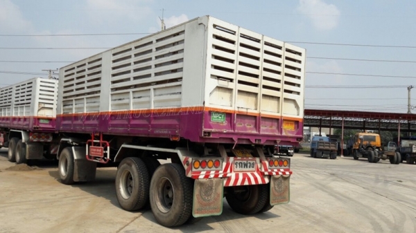 10 ล้อพ่วงดัมพ์ ยี่ห้อ SINO TRUCK รุ่น SWZ10 เครื่อง  6 สูบ  345 แรงม้า