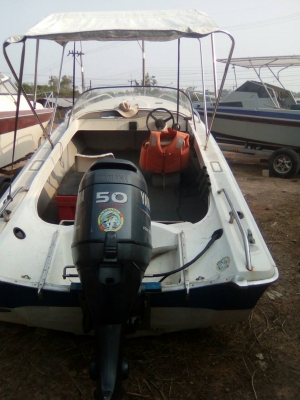 เรือ ยามาฮ่า 15.5 ฟุต เครื่อง 50 โฟ YAMAHA เรือ ยามาฮ่า 15.5 ฟุต เครื่อง 50 โฟ YAMAHA