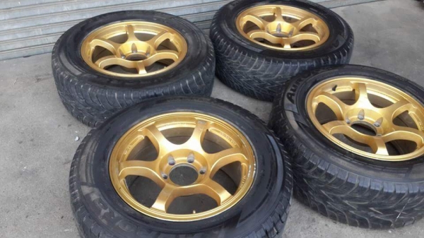 RG-2 ขอบ 18 6รู หน้า 8 หลัง 9 พร้อมยาง 265/60/18 ดอกหนาๆ