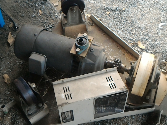 PRESS GIKEN ROTARIAN เครื่องหมุนฐานขนาดโต 80 ซม. หมุนด้วยมอเตอร์เกียร์ทดรอบขนาด 1 แรงม้า