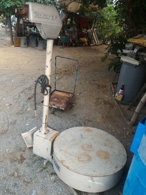 PRESS GIKEN ROTARIAN เครื่องหมุนฐานขนาดโต 80 ซม. หมุนด้วยมอเตอร์เกียร์ทดรอบขนาด 1 แรงม้า