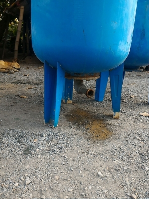 ถังเก็บและสร้างแรงดันน้ำผลิตที่อิตาล ทำหน้าที่สร้างแรงดันน้ำให้คงที่ให้กับระบบน้ำที่ใช้