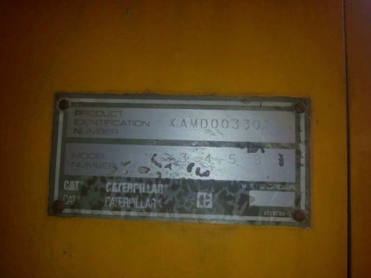 ขายรถแบคโฮ CAT 345 B เอกสารอินวอย รถไม่มีปั๊มไฮดรอลิค ราคา 800000