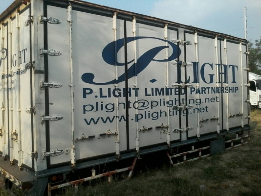 ขายตู้แห้งประตู10บานมีเสากลาง ยาว6.30เมตร สภาพดีราคาไม่แพง