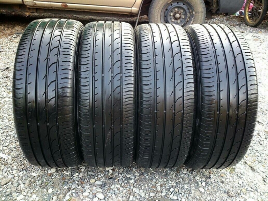 ขายยาง Continental 205/50R17 ยางสัปดาห์ที่19ปี14 ดอกยางเต็มหนาสดนิ่มลึกเท่ากันไม่แตกลายไม่กินข้างไม่มีปะสวยๆ จำนวน 1 ชุด