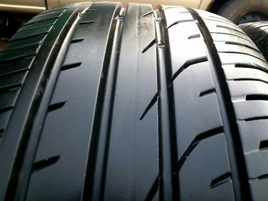 ขายยาง Continental 205/50R17 ยางสัปดาห์ที่19ปี14 ดอกยางเต็มหนาสดนิ่มลึกเท่ากันไม่แตกลายไม่กินข้างไม่มีปะสวยๆ จำนวน 1 ชุด