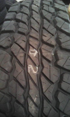 31x10.50R15 DUNLOP GRANDTREK A/T1 ปี2015  ชุด 4 เส้น  tel.081-427-3941 ไอดีไลน์ autobot107