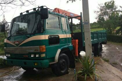 หกล้อ ฮีโน่ FD176B HO7C 180 เครน UNiC 3ตัน ท้องวี สภาพดีสวยบางเดิมพร้อมใช้ เล่มทะเบียนพร้อมโอน