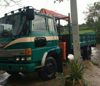 หกล้อ ฮีโน่ FD176B HO7C 180 เครน UNiC 3ตัน ท้องวี สภาพดีสวยบางเดิมพร้อมใช้ เล่มทะเบียนพร้อมโอน