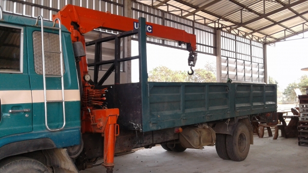 หกล้อ ฮีโน่ FD176B HO7C 180 เครน UNiC 3ตัน ท้องวี สภาพดีสวยบางเดิมพร้อมใช้ เล่มทะเบียนพร้อมโอน