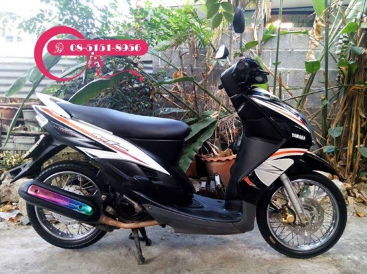 Mio ปี 52 ตัว 2 ตาแท้ ขายเพียง 14,900 บาทเท่านั้น เล่มทะเบียนชุดโอนครบ เครื่องเงียบ ซื้อไปพร้อมใช้งานได้ทันที