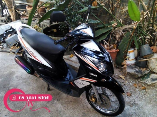 Mio ปี 52 ตัว 2 ตาแท้ ขายเพียง 14,900 บาทเท่านั้น เล่มทะเบียนชุดโอนครบ เครื่องเงียบ ซื้อไปพร้อมใช้งานได้ทันที