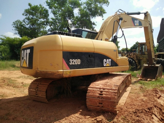 ขายรถแบคโฮ CAT 320 D เอกสารใบแจ้งจำหน่าย 6000 ชม.ราคา 2100000