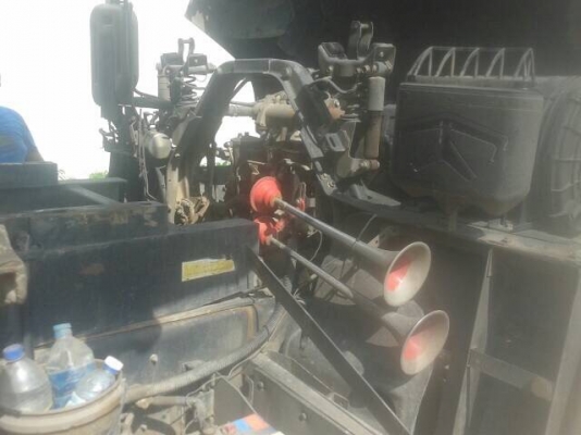 ขายรถบรรทุก 22 ล้อพ่วงแม่ลูกดัมพ์ ISUZU DECA 360 แรงม้าปี 2552 ลูกพ่วงสามมิตร 3 เพลา ราคา 2400000